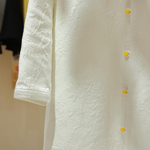 【抖音专属】新中式衬衫连衣裙（19810141-山矾） 商品图2