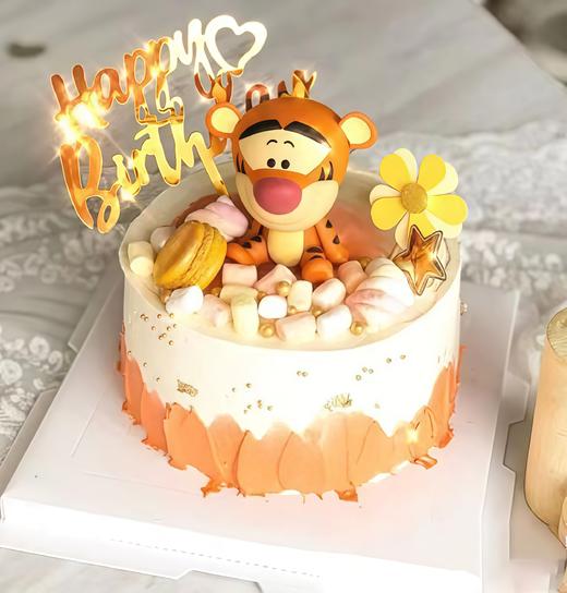 【小跳跳虎】叮当CAKE爆款生日蛋糕-鲜果奶油蛋糕 商品图0
