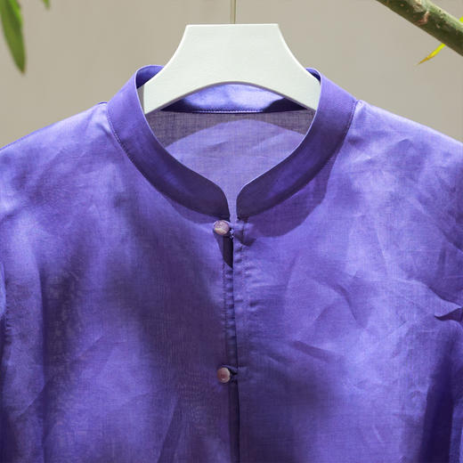 【2026东衣作】新中式衬衣（25810225景宁-结缘款） 商品图1