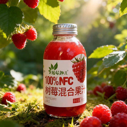 【印象沈农推荐】大连普兰店 NFC 非还原树莓混合果汁 6 瓶 商品图2