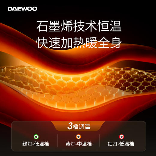 大宇电热披肩加热发热暖身毯 DY-FRPJ01 商品图3