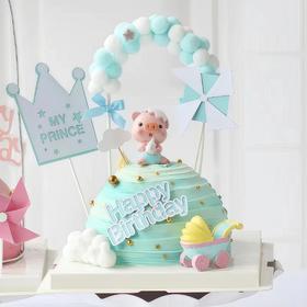 【蓝猪猪宝宝】叮当CAKE爆款儿童蛋糕-鲜果奶油蛋糕