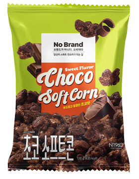 No Brand 巧克力味玉米卷46gNo Brand 초코 소프트콘46g