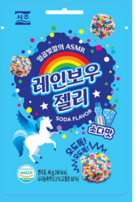 SEOJU牌彩虹色苏打味软糖46g