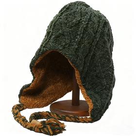 北京仓｜CA4LA-MOLE FLAP WATCH RV-粗棒针 毛线帽（绿色）［日本设计师］