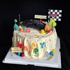 【酷酷的跑车】叮当CAKE爆款儿童蛋糕-鲜果奶油蛋糕 商品缩略图0