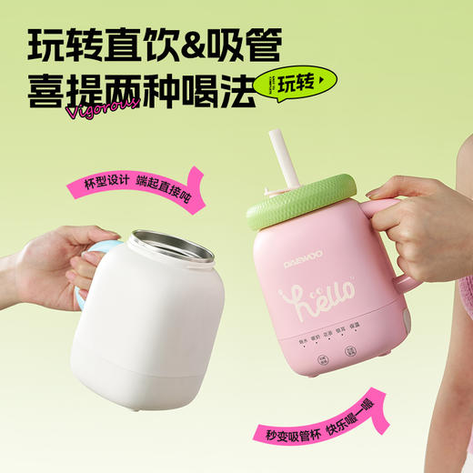大宇迷你养生壶 办公养生杯烧水 D15  300ml 商品图2