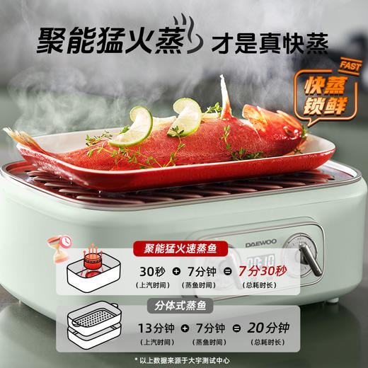 大宇多功能蒸煮炖一体三层可拆洗304不锈钢18L 电蒸锅S30 商品图10