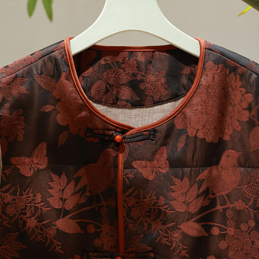 【抖音专属】新中式马甲（25802200-朱草） 商品图1