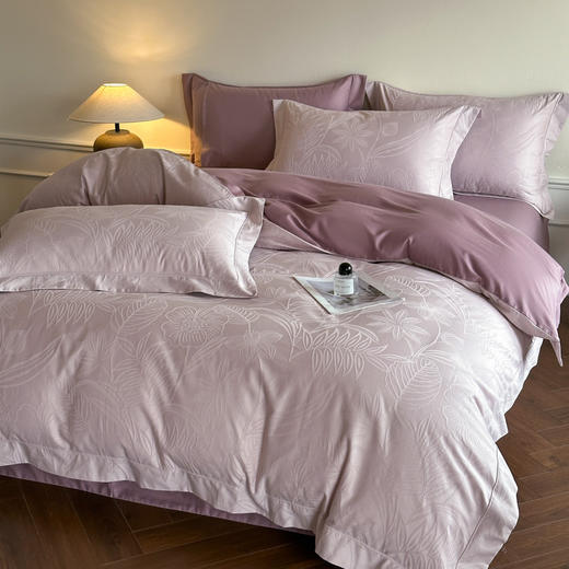 自然醒全棉厚织浮雕提花埋绳工艺款四件套HS 商品图3