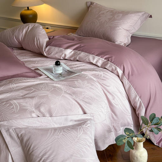 自然醒全棉厚织浮雕提花埋绳工艺款四件套HS 商品图4