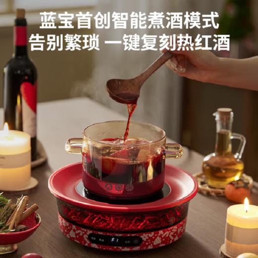 蓝宝（BLAUPUNKT）仿真碳火围炉煮茶器套装全玻璃0胶水养生壶恒温电陶炉露营家用野营电围炉 商品图7