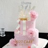 1027CAKE | 翻糖蝴蝶结蛋糕  双层 粉色少女心 妈妈 母亲节 商品缩略图1