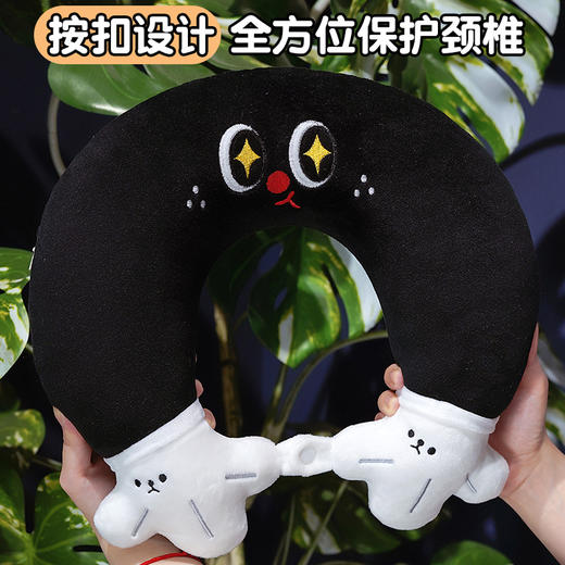 自然醒水晶绒小黑手u枕QYL 商品图5