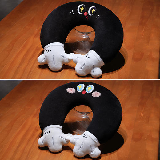 自然醒水晶绒小黑手u枕QYL 商品图4