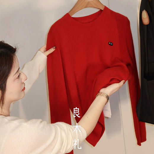 【特价不退不换】【现货】良木礼山羊绒上衣（D25102301F） 商品图4