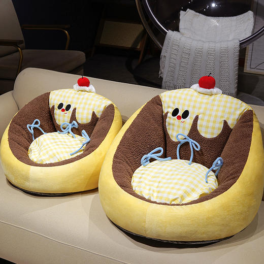 自然醒大眼布丁半包围蒲团坐垫QYL 商品图12