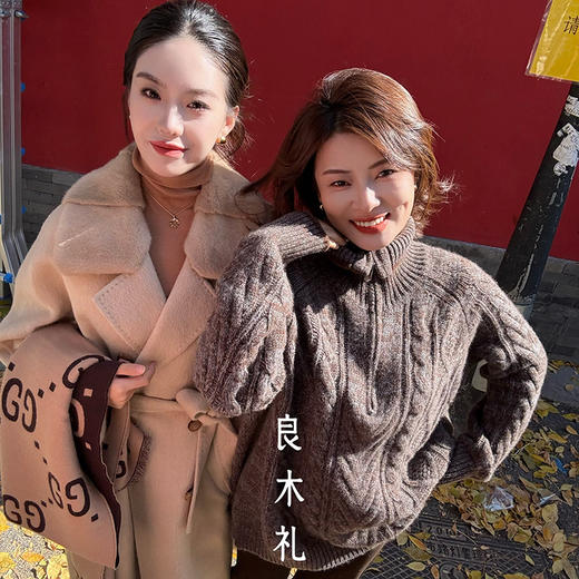 【特价不退换】【预售7天】良木礼山羊绒上衣（D25101892F） 商品图1