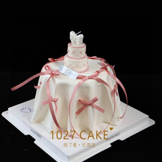 1027CAKE  | 桌布蛋糕  丝带蝴蝶结 商品图1