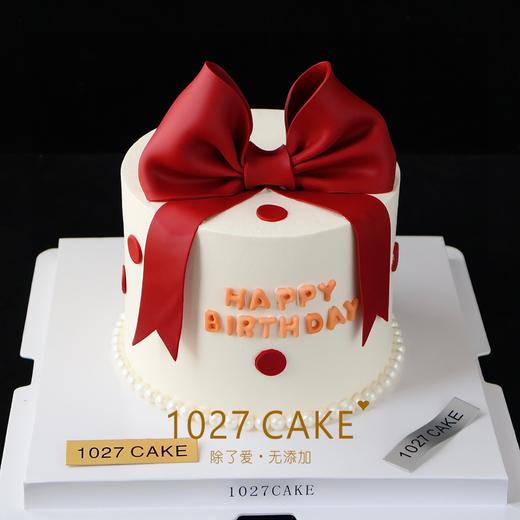 1027CAKE |  翻糖蝴蝶结 红色系 手工蝴蝶结 商品图0