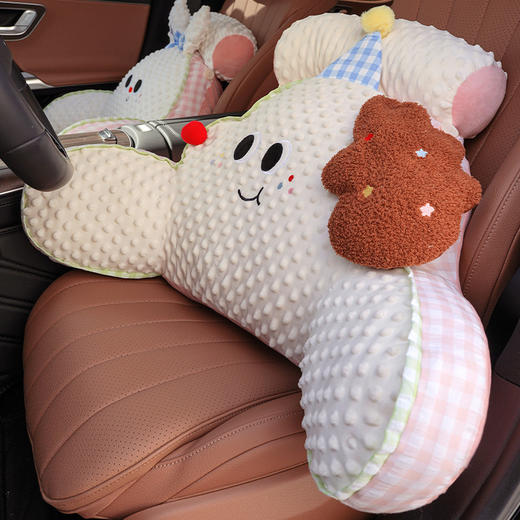 自然醒泡泡绒治愈系动物拥抱式腰靠QYL 商品图7