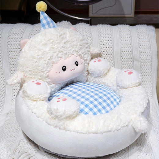 自然醒小羊翻肚半包围蒲团坐垫QYL 商品图14