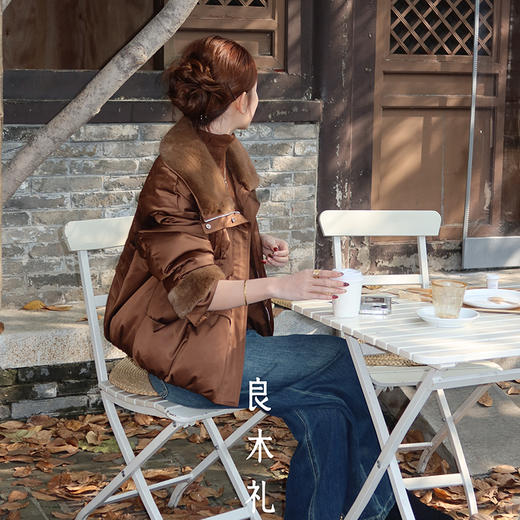 【特价不退换】【预售7天】良木礼皮毛一体外套（D8245） 商品图0