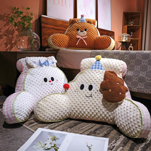 自然醒泡泡绒治愈系动物拥抱式腰靠QYL 商品图14