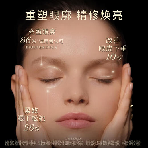 兰蔻 全新黑金臻宠眼霜15ml 抗皱紧致淡化细纹礼盒礼物生日送女友 商品图2