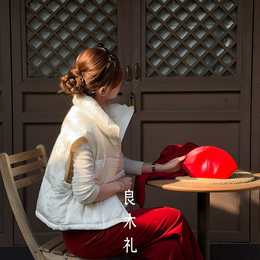 【特价不退换】【预售7天】良木礼鹅绒马甲(D25103431) 商品图1