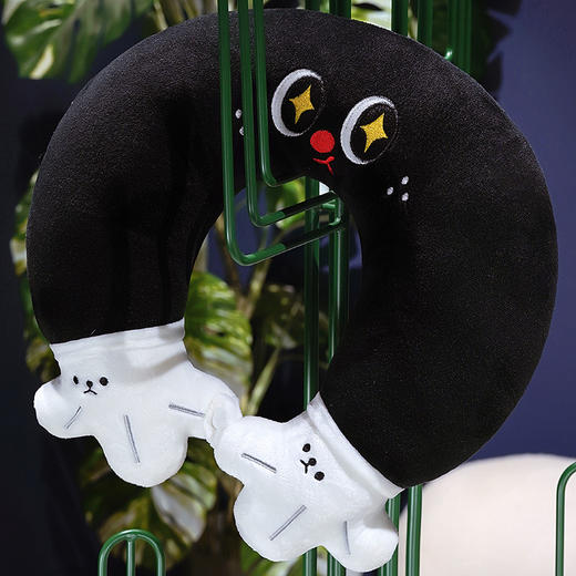 自然醒水晶绒小黑手u枕QYL 商品图10