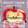 自然醒大眼红苹果格子布抱枕被QYL 商品缩略图3