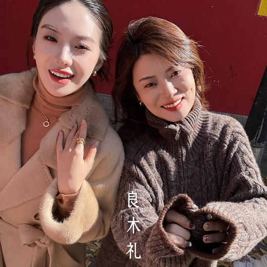 【特价不退换】【预售7天】良木礼山羊绒上衣（D25101892F） 商品图4