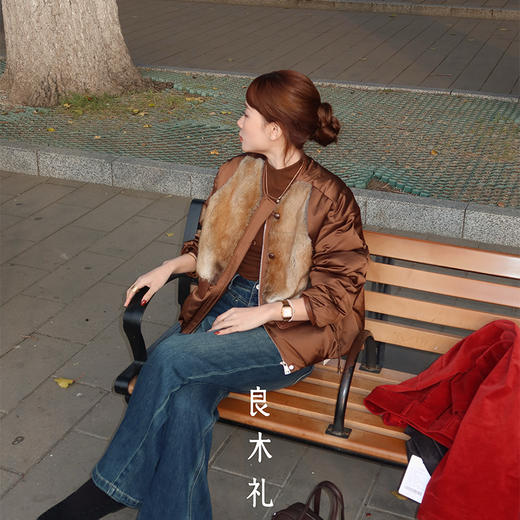 【特价不退换】【预售7天】良木礼水貂鹅绒服（D25110101） 商品图2