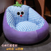 自然醒大眼茄子泡泡格蒲团坐垫QYL 商品缩略图2