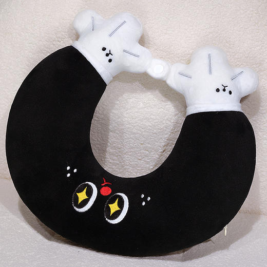 自然醒水晶绒小黑手u枕QYL 商品图11