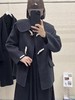 【轻奢双面尼】081绵羊毛/桑蚕丝/石墨烯/骆驼毛双面尼短款编织牛角扣大衣外套-喜出 商品缩略图1