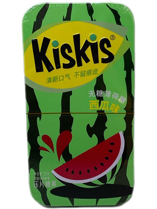KISKIS无糖薄荷西瓜味21g/盒(B10-01-10) 商品图0