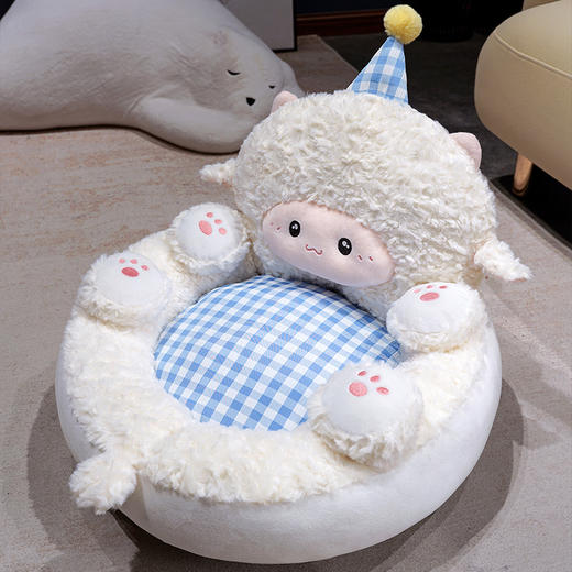 自然醒小羊翻肚半包围蒲团坐垫QYL 商品图10