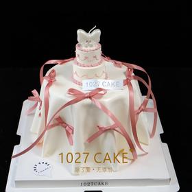 1027CAKE  | 桌布蛋糕  丝带蝴蝶结