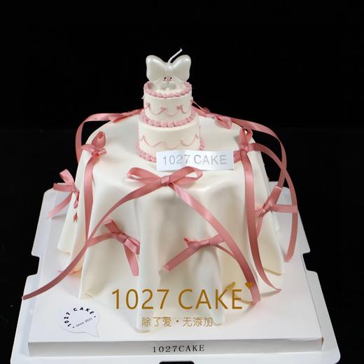 1027CAKE  | 桌布蛋糕  丝带蝴蝶结 商品图0