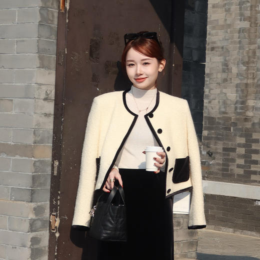【预售7天】良木礼小香羊毛外套（Q8109） 商品图0