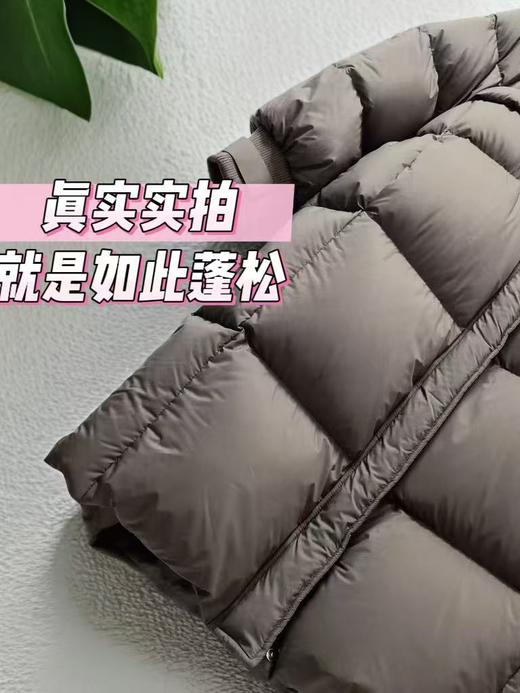 A02品牌【泡芙羽绒】高克重！！高蓬松！！冬季不怕冷中长泡芙羽绒服-喜出 商品图4