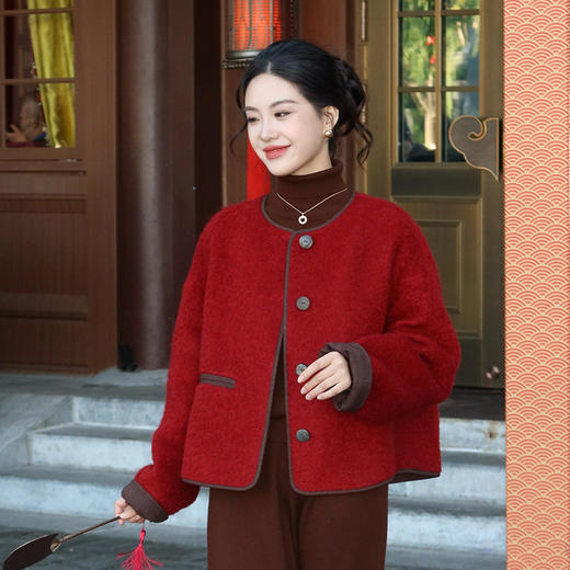 【预售7天】良木礼羊毛外套（D25103879） 商品图3