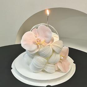 【温柔仙女】粉色蝴蝶兰女生蛋糕