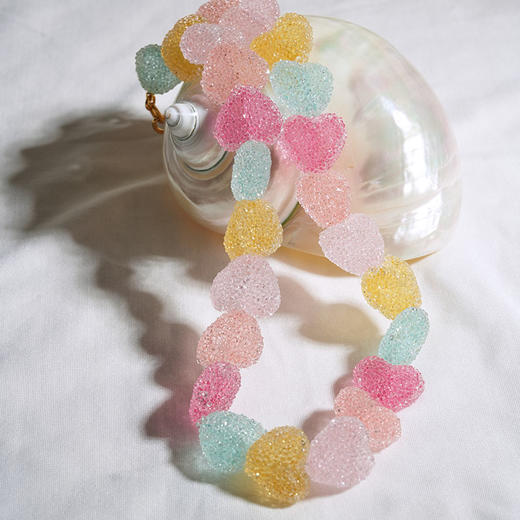 北京仓｜CRYSTAL HAZE-Jelly Heart-彩色果冻爱心 项链［挪威设计师］ 商品图3