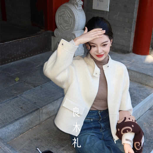 【特价不退不换】【预售7天】良木礼山羊绒外套（D8213） 商品图3