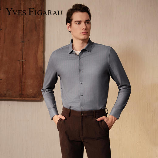 YvesFigarau伊夫·费嘉罗休闲长袖衬衫962310 商品图0