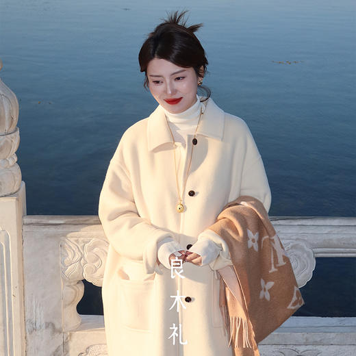 【特价不退换】【现货】良木礼羊绒大衣（D2584100） 商品图8