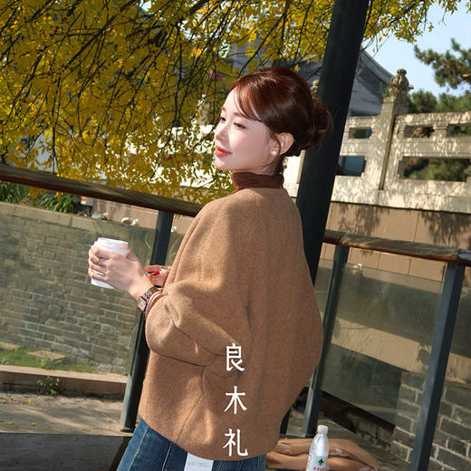 【特价不退不换】良木礼绵羊毛短款外套（D25102685） 商品图2